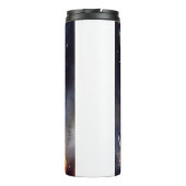 Halloween chihuahua met pompoenen eng thermosbeker (Achterkant)