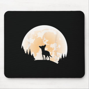 Halloween Chihuahua Moon Dogs Lover Funny Hallowee Muismat