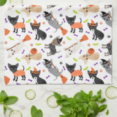 Halloween Chihuahua Theedoek (Gevouwen)