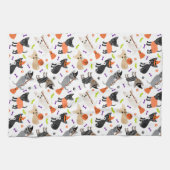 Halloween Chihuahua Theedoek (Horizontaal)