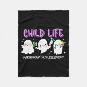 Halloween Child Life Specialist, Fall Child Life S Fleece Deken (Voorkant)