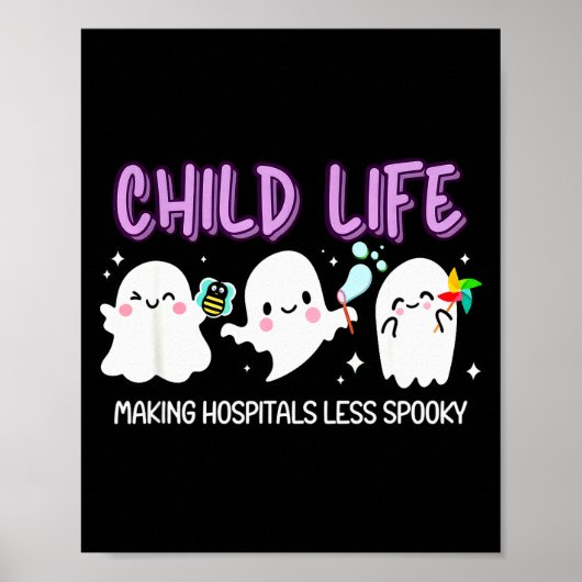 Halloween Child Life Specialist, Fall Child Life S Poster (Voorkant)