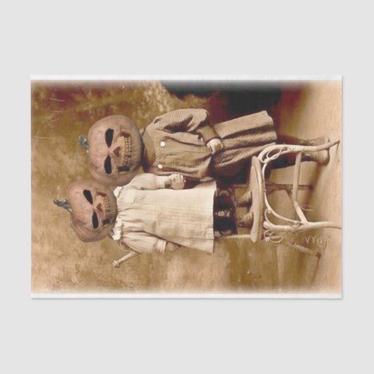 Halloween Children Pumpkin Costume Tissuepapier (Voorkant)