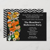 Halloween Children's Costume Party Kaart (Voorkant / Achterkant)