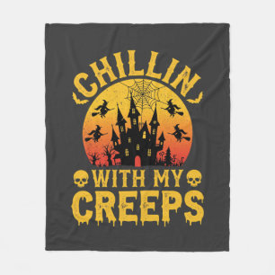Halloween Chillen Met Mijn Griezels Geheime Kastee Fleece Deken