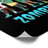 Halloween Chillen Met Mijn Zombies Jongens Meisjes Poster (Hoek)