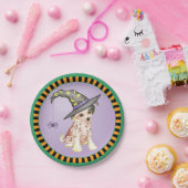 Halloween Chinese Crested Paper Bord (Feest)