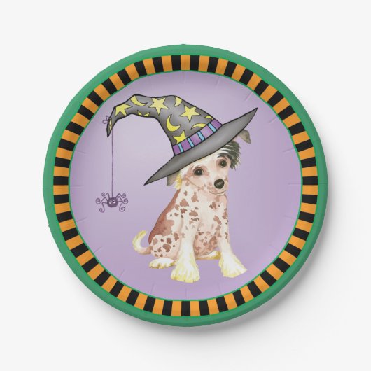 Halloween Chinese Crested Paper Bord (Voorkant)