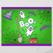 Halloween-chipzakken/snoepzakken Flyer (Voorkant)