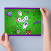 Halloween-chipzakken/snoepzakken Flyer (Hand)