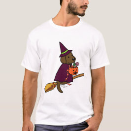 Halloween Chocolate Labrador Cartoon 1 T-shirt