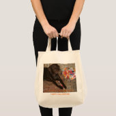 Halloween Chocolate Labrador Dog met zoete tand Tote Bag (Voorkant (product))