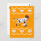 Halloween Chocolate Labrador Mummy Briefkaart (Voorkant / Achterkant)