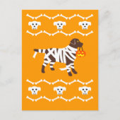 Halloween Chocolate Labrador Mummy Briefkaart (Voorkant)