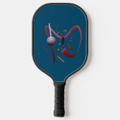 Halloween Chocolate Snoep Pickleball Paddle (Achterkant)