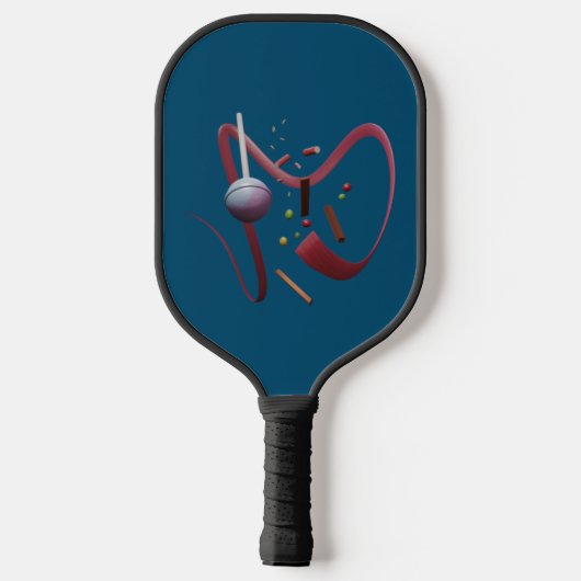 Halloween Chocolate Snoep Pickleball Paddle (Achterkant)