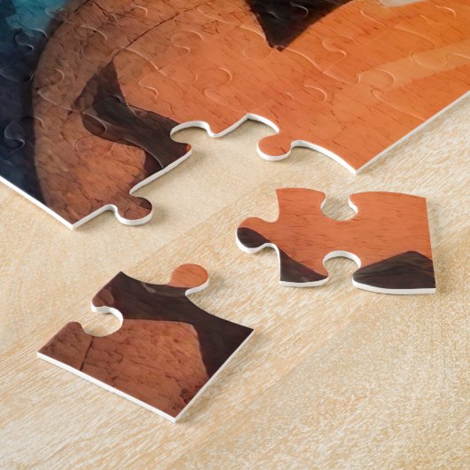 Halloween Chow met pompoenen eng Legpuzzel (Zijkant)