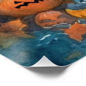 Halloween Chow met pompoenen eng Perfect Poster (Hoek)