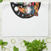 Halloween Christmas Thanksgiving Gnomes Classic T- Theedoek (Gevouwen)