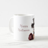 Halloween-circushoed vrouwelijk koffiemok (Voorkant links)