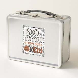 Halloween Citaat Boe Boe van Onze Bemanning Vintag