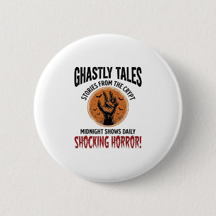 Halloween citaat word alles griezelig vintage_1 ronde button 5,7 cm