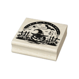 Halloween citrouille-lanterne en ch rubberstempel