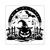 Halloween citrouille-lanterne en ch rubberstempel (Afrduk)