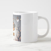 Halloween – citrouille sombre et sorcier grote koffiekop (Rechts)