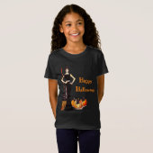 Halloween Classic Elegant Black Dress Mode T-shirt (Voorkant volledig)