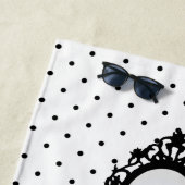 Halloween Classic Elegant Long Black Dress Mode Strandlaken (In situ)