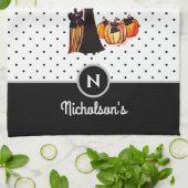 Halloween Classic Elegant Long Black Dress Mode Theedoek (Gevouwen)