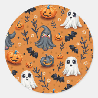 Halloween Classic Ronde Stickers