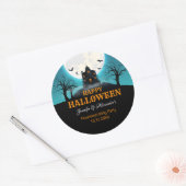Halloween Classic Round Sticker (Envelop)