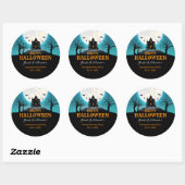 Halloween Classic Round Sticker (Vel)