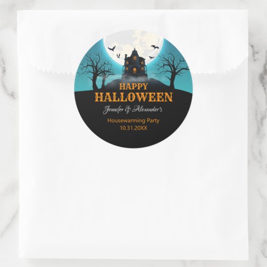Halloween Classic Round Sticker (Tas)