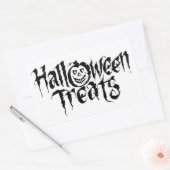 Halloween Classic Round Sticker/Halloween-behandel Rechthoekige Sticker (Envelop)
