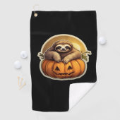 Halloween Classic T-Shirt_1 met luiaardsmaak Golfhanddoek (Insitu)