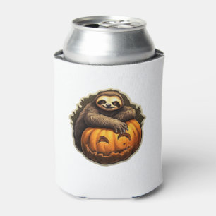 Halloween Classic T-Shirt met Luiaard thema Blikjeskoeler