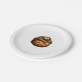 Halloween Classic T-Shirt met Luiaard thema Papieren Bordje (Gekanteld)