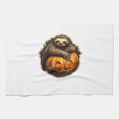 Halloween Classic T-Shirt met Luiaard thema Theedoek (Horizontaal)