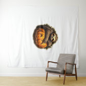 Halloween Classic T-Shirt met Luiaard thema Wandkleed (In Situ (horizontaal))