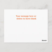 Halloween Classroom Trick or treat houder Briefkaart (Achterkant)