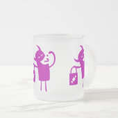 Halloween Clip Art Monster Trick of Treater Mok (Voorkant rechts)