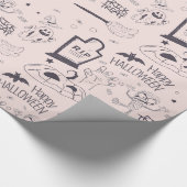 Halloween Clipart Cadeaupapier (Hoek)
