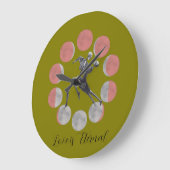 Halloween Clock - Celebrating Love is Eternal Grote Klok (Hoek)