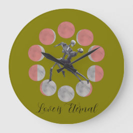 Halloween Clock - Celebrating Love is Eternal Grote Klok