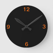 Halloween Clock Ronde Klok (Voorkant)