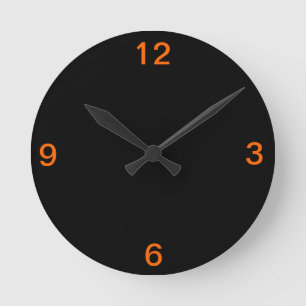 Halloween Clock Ronde Klok