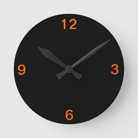 Halloween Clock Ronde Klok (Voorkant)